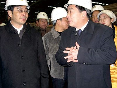 原省委書記（現人民法院院長）周強聽取董事長現場彙報